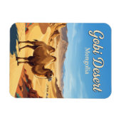 ゴビ砂漠 モンゴル マグネット (横)