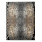 ゴファートカゲの甲羅のパターン ノートブック (正面)