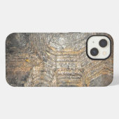 ゴファーホシガメの甲羅 iPhoneケース (裏面横)