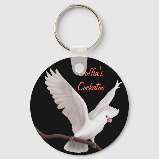 ゴフィンのCockatooカスタマイズ可能キーチェーン キーホルダー (正面)