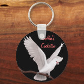 ゴフィンのCockatooカスタマイズ可能キーチェーン キーホルダー (正面)