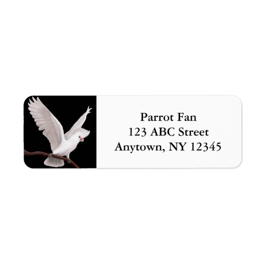 ゴフィンのCockatooカスタマイズ可能ラベル ラベル (正面)