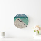 ゴフケイア人気があるバリアリーフ島 ラウンド壁時計 (ホーム)