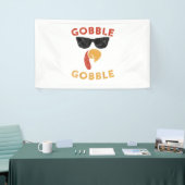 ゴブブルターキー感謝祭の日ギフトヴィンタグ 横断幕 (トレードショー)