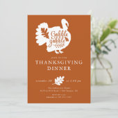 ゴブブルターキー感謝祭ディナー 招待状 (スタンド正面)