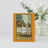 ゴブリンが君を捕まえる….かわいいハロウィンカード ポストカード (スタンド正面)