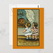 ゴブリンが君を捕まえる….かわいいハロウィンカード ポストカード (正面/裏面)
