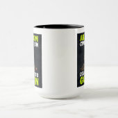 ゴブリンになって文明を捨てよう 面白いジョーク マグカップ (中央)