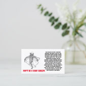 ゴブリンのカードを予約 名刺 (スタンド正面)