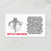 ゴブリンのカードを予約 名刺 (正面)