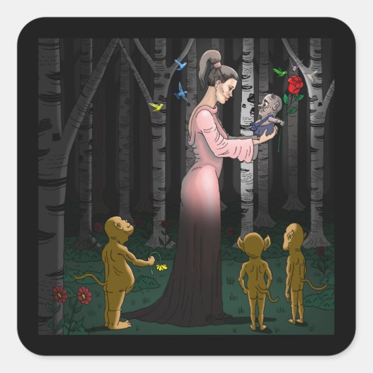 ゴブリンの愛 スクエアシール (正面)