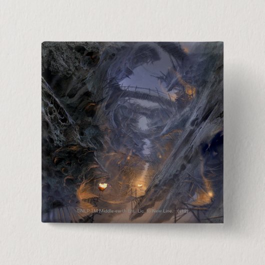 ゴブリンの町のコンセプト – ブリッジ 缶バッジ (正面)