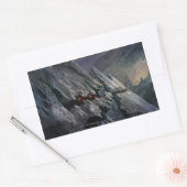 ゴブリンの町の概念 – ゴブリンの囚人 長方形シール (封筒)