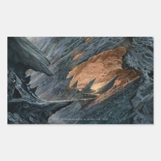 ゴブリンの町の概念 – 経路 長方形シール (正面)