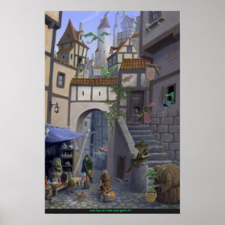ゴブリンの街の中 ポスター