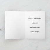 ゴブリンの誕生日カード カード (内部)