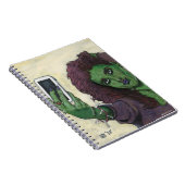 ゴブリンガール携帯電話セルフィースパイラルノート ノートブック (右側)