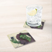 ゴブリンガール携帯電話セルフィー紙コースターセット スクエアペーパーコースター (インサイチュ)