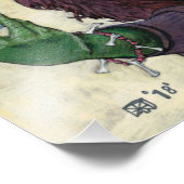 ゴブリンガール電話セルフィーファンタジーアートフォトプリント フォトプリント            (角)