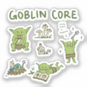 ゴブリンコア・キノコの小物コレクター シール (正面)