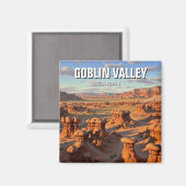 ゴブリンバレー州パークユタサンセット マグネット (正面/裏面)