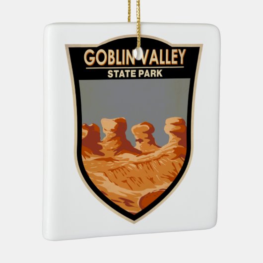 ゴブリンバレー州パークユタヴィンテージ セラミックオーナメント (右)