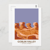 ゴブリンバレー州パークユタヴィンテージ ポストカード (正面/裏面)