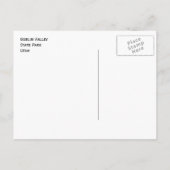 ゴブリンバレー州パーク ポストカード (裏面)