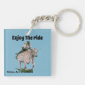 ゴブリンライダーオックスレーサーファンタジーアートキーチェーン キーホルダー (裏面)