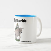 ゴブリンライダーオックスレーサーファンタジーアートコーヒーマグ ツートーンマグカップ (正面右)