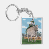 ゴブリンライダーオックスレーシングファンタジーアートキーチェーン キーホルダー (正面左)