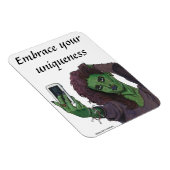 ゴブリン女の子の携帯電話セルフィー柔軟マグネット マグネット (右側)