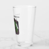 ゴブリン女の子の電話セルフィーファンタジー飲みガラス タンブラーグラス (左)