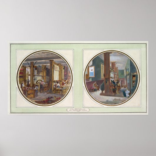 ゴブリン工房， 1840 ポスター (正面)