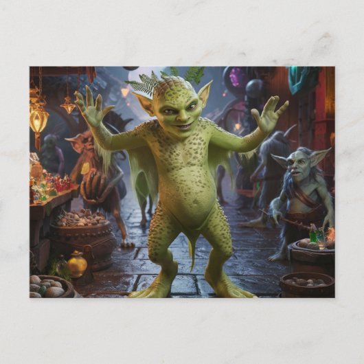 ゴブリン市場 ポストカード (正面)