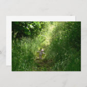 ゴブリン散策カードからの挨拶 案内状 (正面/裏面)