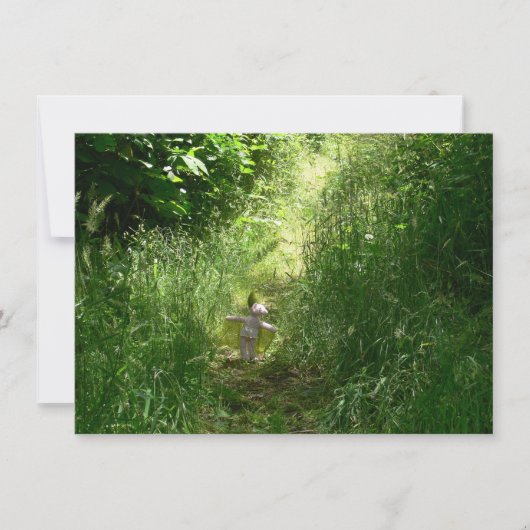 ゴブリン散策カードからの挨拶 案内状 (正面)