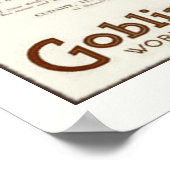 ゴブリン石けんヴィンテージ雑誌広告レトロ ポスター (角)