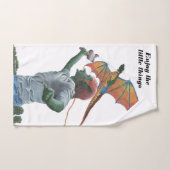 ゴブリン飛んでいるチャイルドドラゴンカイトファンタジーバスタオル バスタオルセット (ハンドタオル)