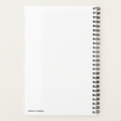 ゴブリン飛んでいるチャイルドドラゴンカイトファンタジープランナー プランナー手帳 (裏面)