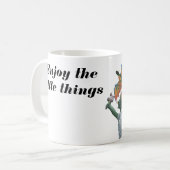 ゴブリン飛んでいるドラゴンカイトファンタジーコーヒーマグ コーヒーマグカップ (正面左)