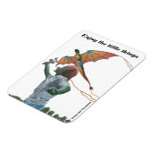 ゴブリン飛んでいるドラゴンカイト冷凍機磁石 マグネット (左側)