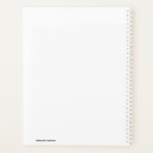 ゴブリン飛んでいるレインボドラゴンカイトファンタジープランナー プランナー手帳 (裏面)