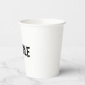 ゴブルおもしろい感謝祭トルコ祭 紙コップ (左)