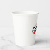 ゴブルおもしろい感謝祭トルコ祭 紙コップ (右)