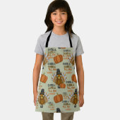 ゴブルがゴブルをゴブルにウォブルカスタム感謝祭 エプロン (インサイチュ)