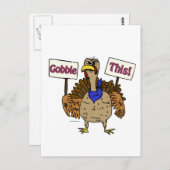 ゴブルこれを – トルコ語 ポストカード (正面/裏面)