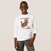 ゴブルのぐらつき感謝祭トルコ Tシャツ (正面フル)