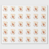 ゴブルまでヤウォブルパターン2 ラッピングペーパー (フラット)