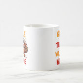 ゴブルまでワブル – 感謝祭の七面鳥 コーヒーマグカップ (中央)
